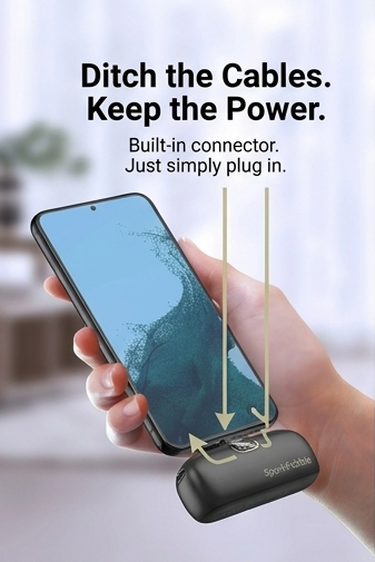 SparkPebble™ Mini Portable Charger (5000mAh)