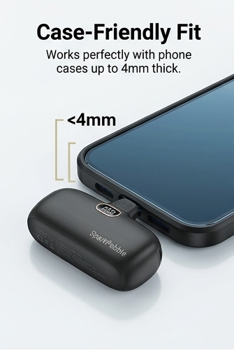 SparkPebble™ Mini Portable Charger (5000mAh)